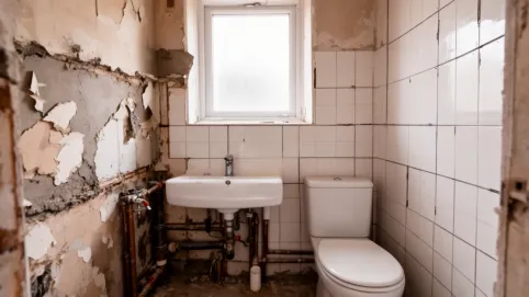 remont małej łazienki krok po kroku